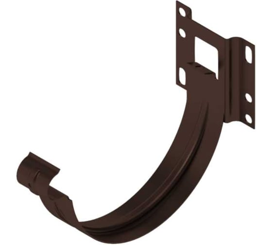 Крюк желоба короткий (карнизный) SKYDDSYSTEM 125 мм, RAL 8017, 3 шт в упак, СС02088017