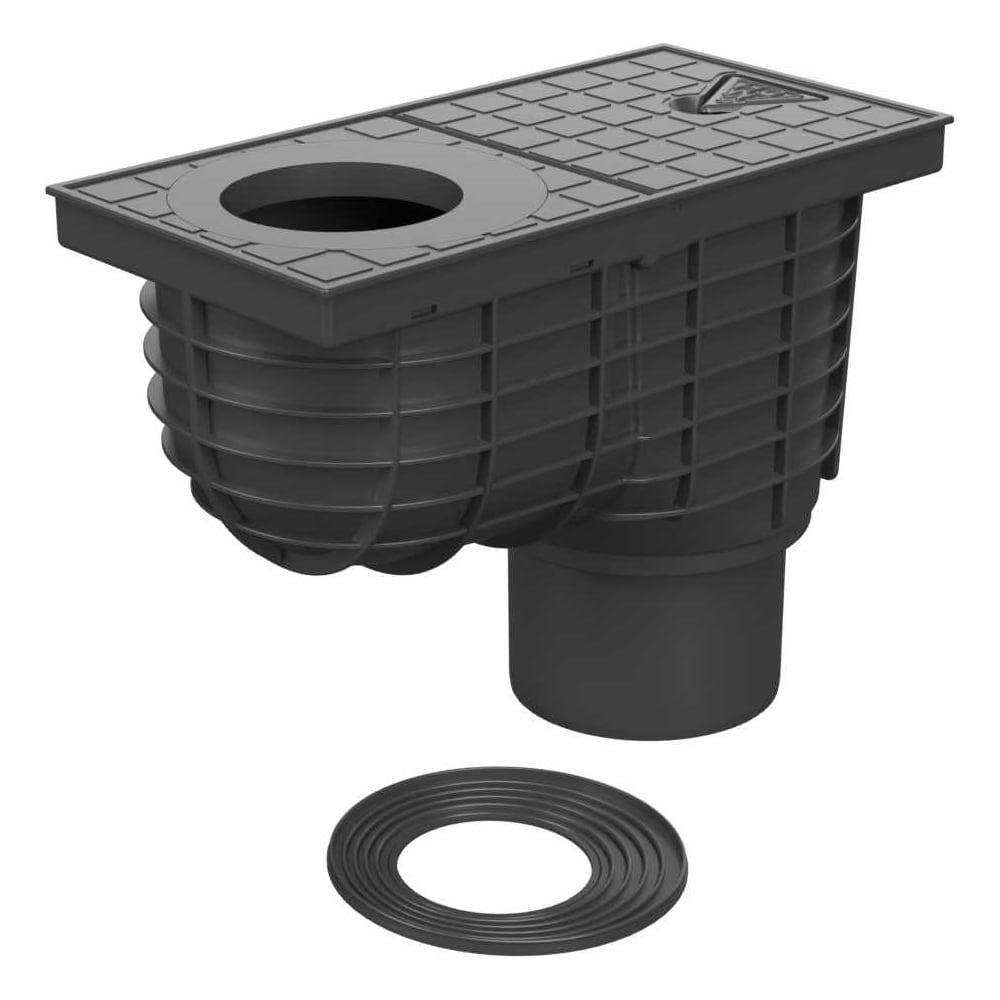 Дождеприёмник-трап со сливом из крыши MCH Chudej с нижним сливом, D110 ...