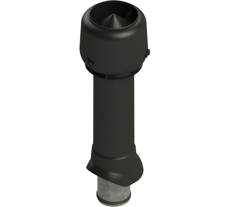 Вентиляционный выход Татполимер ТР-85.125/160/700 (с утеплителем; черный) 29321