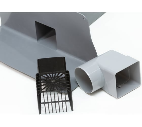 Парапетная воронка для ПВХ-мембран Fachmann VC-PVC 100x100 мм 01.067