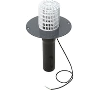 Воронка Fachmann VO-PVC 110x450 мм, из ПВХ и листвоуловителем 01.108