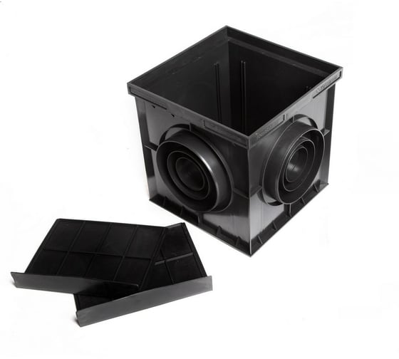 Пластиковый дождеприемник Aquastok с перегородкой 200x200x197 B125 (4200) 549125 1