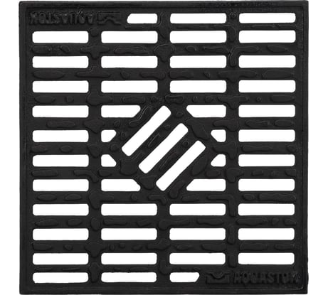 Чугунная решетка для дождеприемника Aquastok 300x300 "капля" B125 (32814) 549134