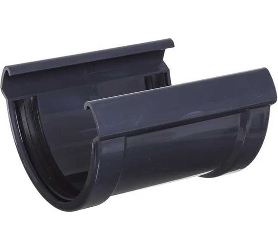 Соединитель желобов DOCKE LUX графит PVLS-1086