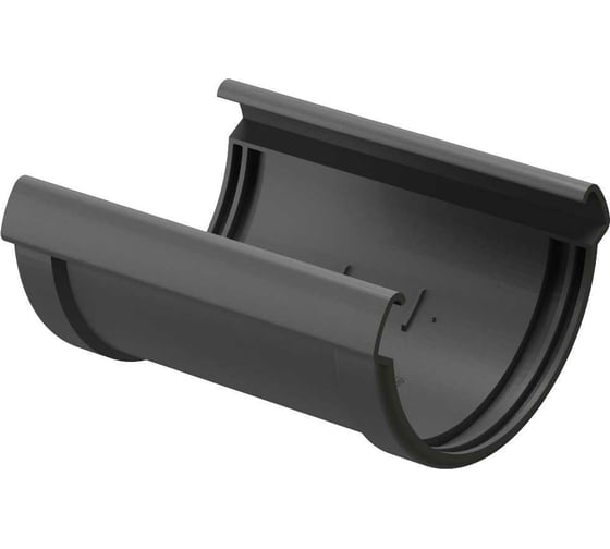 Соединитель желобов DOCKE LUX графит PVLS-1086 1