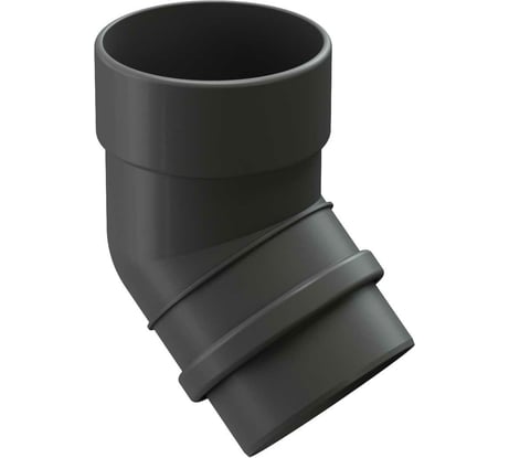 Колено DOCKE LUX 45 графит PVLA-1086