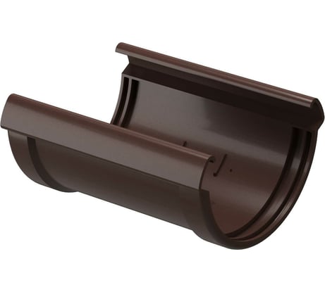 Соединитель желобов DOCKE LUX шоколад PVLS-1050