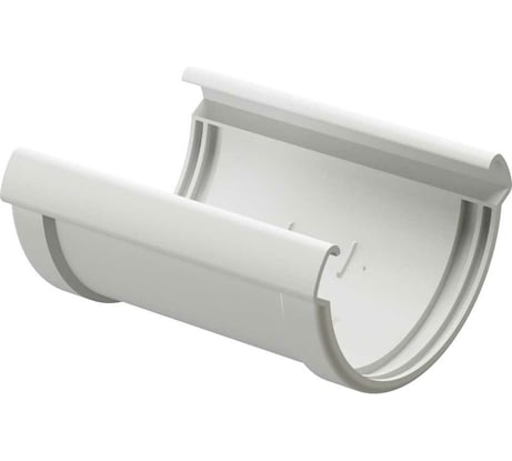 Соединитель желобов DOCKE LUX пломбир PVLS-1044