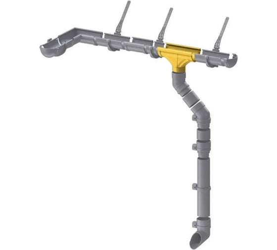 Воронка DOCKE STANDARD (120 мм; серый 7024) PVTD-1045