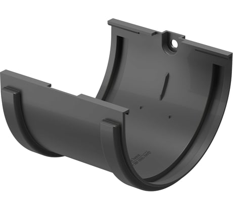 Соединитель желобов DOCKE STANDARD (120 мм; серый 7024) PVTE-1045
