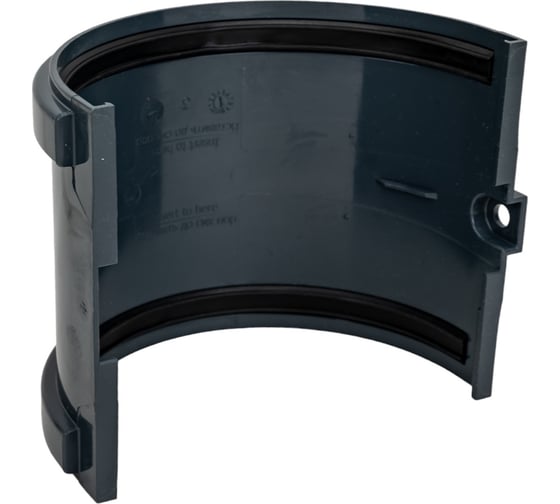 Соединитель желобов DOCKE STANDARD (120 мм; серый 7024) PVTE-1045