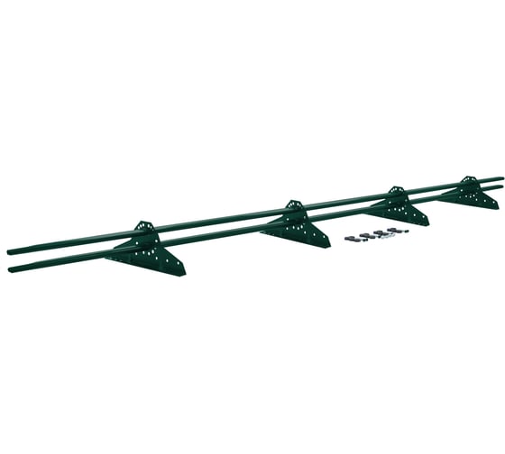 Трубчатый снегозадержатель Grand Line NEW RAL 6005, 3 м ШК 224877