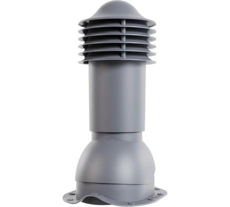 Вентиляционная труба для металлочерепицы Viotto диаметр 110 мм, высота 550 мм, утепленная, серый графит RAL 7024 07.506.01.01.06.100.7024