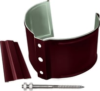 Кронштейн трубы на кирпич Grand Line Optima 90 мм, RAL 3005 ШК 357908