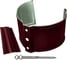 Кронштейн трубы на кирпич Grand Line Optima 90 мм, RAL 3005 ШК 357908 1