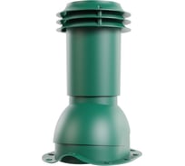 Выход вентиляции канализации для металлочерепицы Viotto зеленый мох RAL 6005 07.500.03.03.05.100.6005