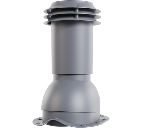 Выход вентиляции канализации для металлочерепицы Viotto серый графит RAL 7024 07.500.03.03.05.100.7024