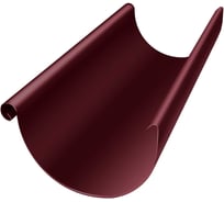 Желоб Grand Line Optima полукруглый, 125 мм, 3 м, RAL 3005 ШК 357900