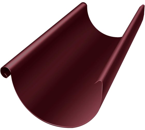 Желоб Grand Line Optima полукруглый, 125 мм, 3 м, RAL 3005 ШК 357900 1