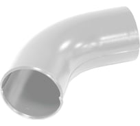 Колено стока Grand Line 90 мм, RAL 9003 ШК 88005