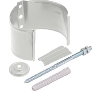 Кронштейн трубы на кирпич Grand Line 90 мм, RAL 9003 ШК 100605