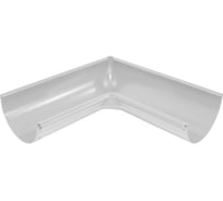 Внутренний угол желоба Grand Line 90 градусов, 125 мм, RAL 9003 ШК 88022