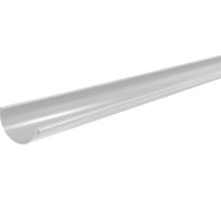 Желоб Grand Line полукруглый, 125 мм, 3 м, RAL 9003 ШК 155826
