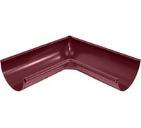 Внутренний угол желоба Grand Line 90 градусов, 125 мм, RAL 3005 ШК 88023