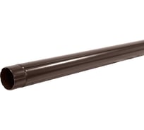 Круглая труба Grand Line 90 мм, 3 м, RAL 8017 ШК 155828