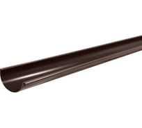 Желоб Grand Line полукруглый, 125 мм, 3 м, RAL 8017 ШК 155825