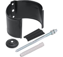 Кронштейн трубы на кирпич Grand Line 90 мм, RAL 7024 ШК 379776