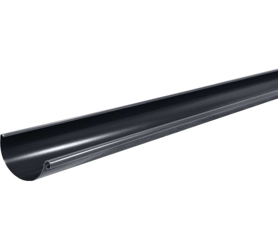 Желоб Grand Line полукруглый, 125 мм, 3 м, RAL 7024 ШК 379987