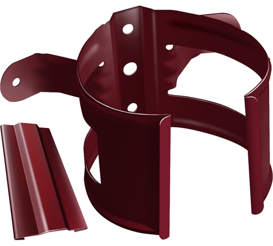 Кронштейн трубы на дерево Grand Line 90 мм, RAL 3005 ШК 88009