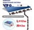 Комплект водосточной системы VN ПВХ, белый G130 K1,5-L12H3W 5