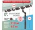Комплект водосточной системы VN ПВХ коричневый U110 K1,5-L10H3B 3