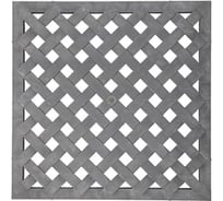 Усиленная решетка к дождеприемнику Ecoteck пластиковая, металлик ДИ 02517000 27478