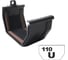 Соединение желоба VN U110/67 серый UCG 2