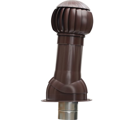 Комплект вентиляции для фальцевой и готовой кровли из битумной черепицы Gervent коричневый КОМБИТ/кор