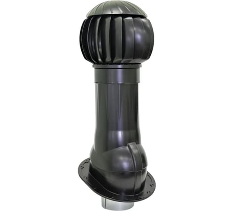 Комплект вентиляции для фальцевой и готовой кровли из битумной черепицы Gervent черный КОМБИТ/черн