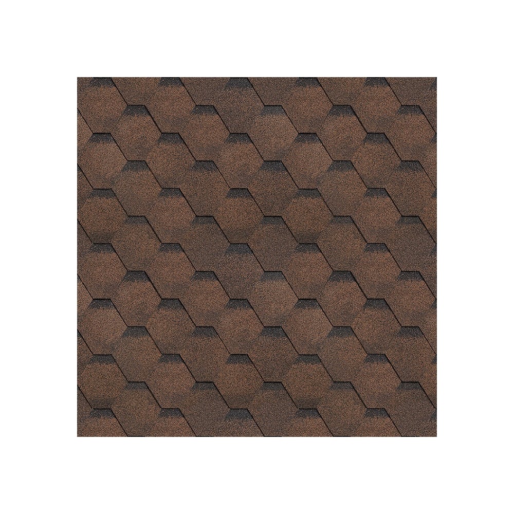 Гибкая черепица ШИНГЛАС ФИНСКАЯ коричневая соната 3 кв.м ТЕХНОНИКОЛЬ ...