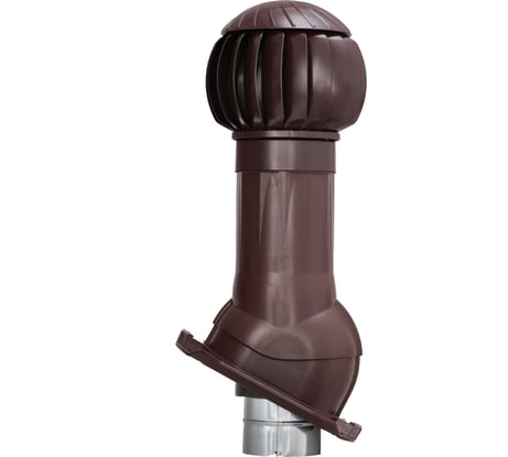 Комплект вентиляции Gervent ПРОФ 21 + кольцо гидрозатвора, коричневый КП21+КГ/кор