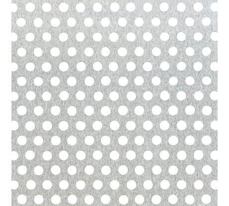 Лист с круглыми отверстиями ALBERTS алюм., шл., 200x1000x0,8 мм 468200