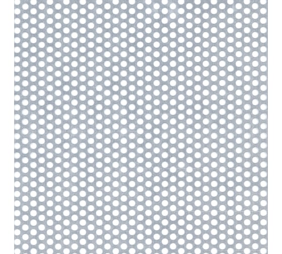 Лист ALBERTS сталь, оц., с круглыми отв., 300x1000x1,5 мм 467074 1