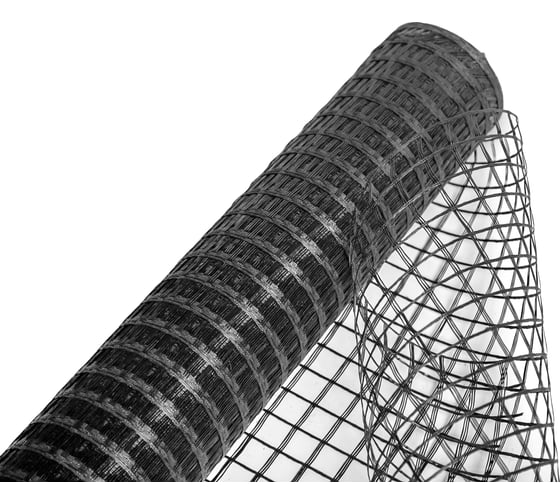 Сетка базальтовая Лигрил 1x50м, 30/30 кН, ячейка 25x25мм 4610019440337 1