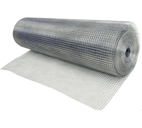 Штукатурная сварная оцинкованная сетка СЕТКА АЛЬКОР ячейка 10x10 мм, d0,6 мм (рулон 1x15 м) 162505