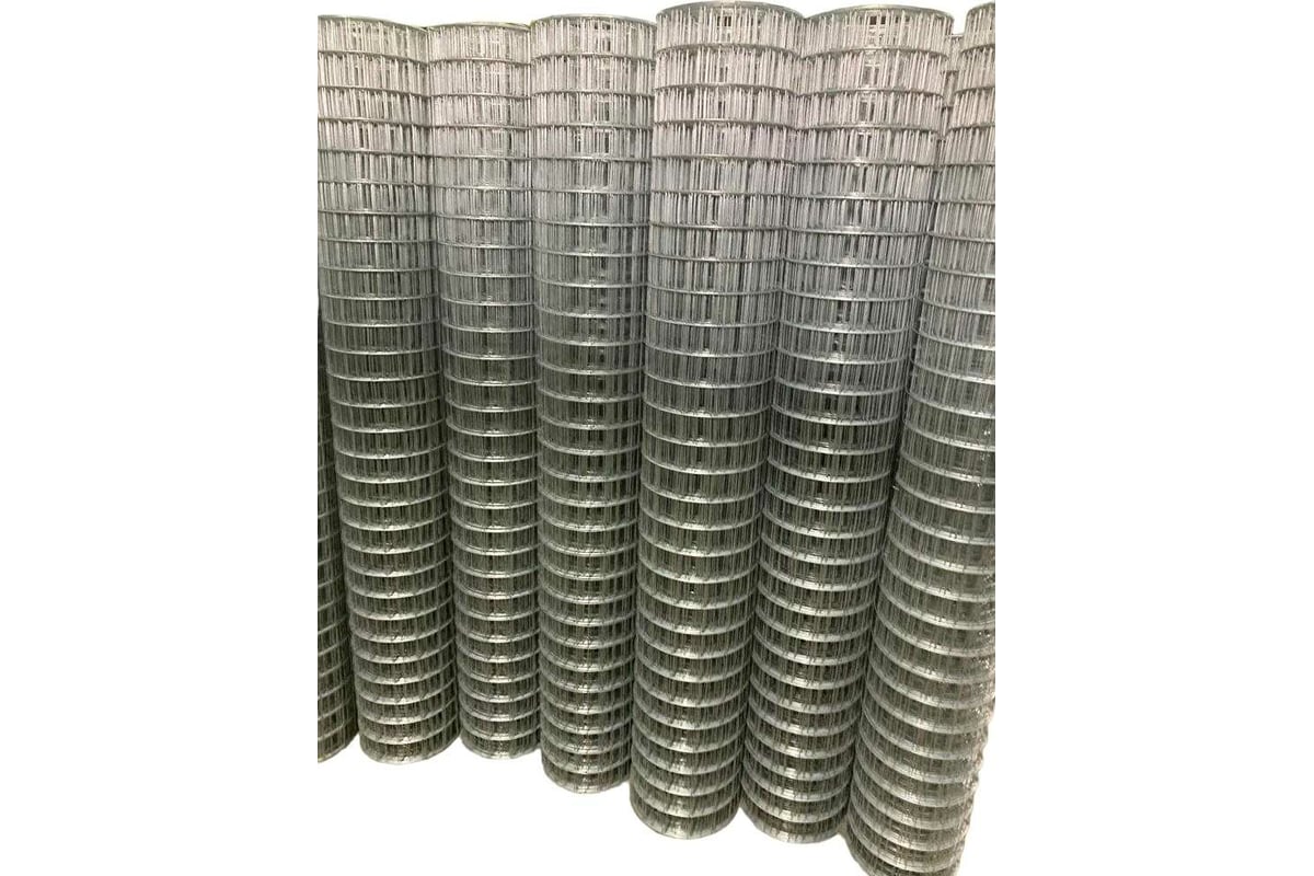 Сварная оцинкованная сетка СЕТКА АЛЬКОР ячейка 50x50 мм, диаметр 1,6 мм ...