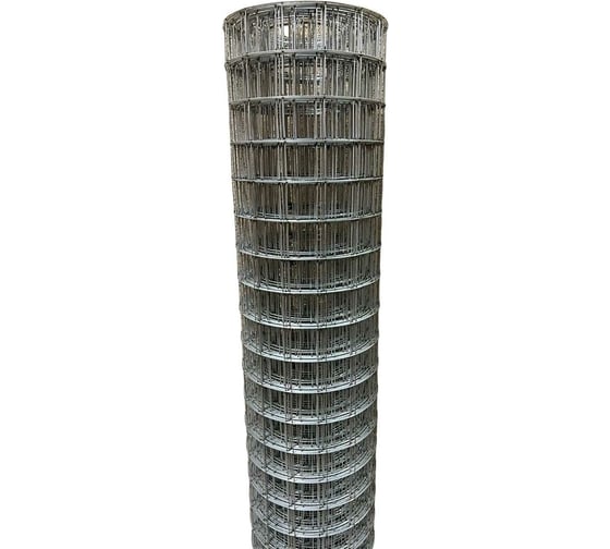 Сварная оцинкованная сетка СЕТКА АЛЬКОР ячейка 50x50 мм, диаметр 1,6 мм (рулон 1,5x15 м) 603755