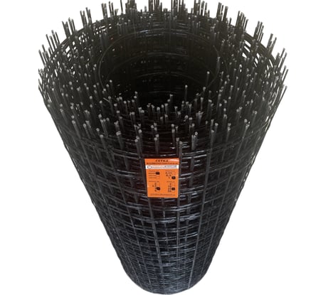 Строительная композитная стеклопластиковая сетка Арматура Композит 3,0 мм, ячейка 50 мм, рулон ширина 1,0 м, длина 25 м, 1 шт 4687203961688