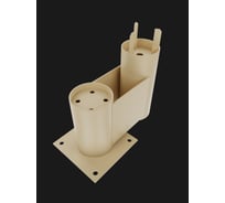 Комплект модулей верх/низ ДЗМи Престиж 225 мм, цвет слоновая кость 84065