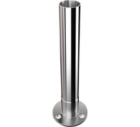 Крепление - стакан с фланцем PALITRA TECHNOLOGY d35 мм для лестниц и перил, высота 25 см, 3 крепёжных отверстия, 1 шт 53026